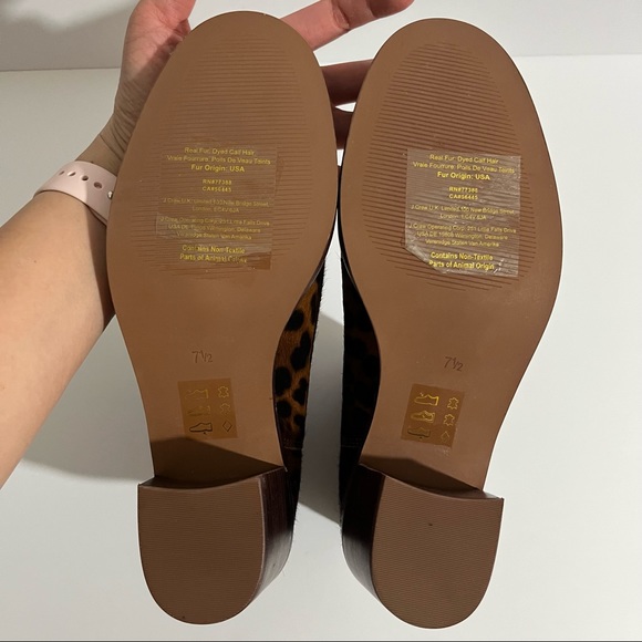 NWT Madewell Autumn High Chelsea Dark Leopard Boots 7.5 - Picture 12 of 16